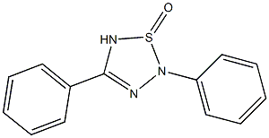 2,5-Dihydro-2,4-diphenyl-1,2,3,5-thiatriazole 1-oxide Struktur