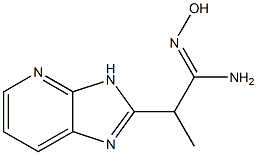 2-(3H-Imidazo[4,5-b]pyridin-2-yl)propanamide oxime Struktur