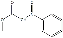 (Methoxycarbonyl)(phenylsulfinyl)methanide Struktur