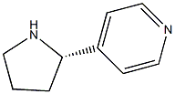 4-[(S)-2-Pyrrolidinyl]pyridine Struktur