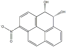 (4S,5R)-4,5-Dihydro-1-nitropyrene-4,5-diol Struktur