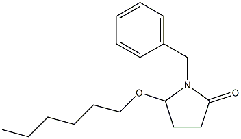 5-(Hexyloxy)-1-[benzyl]pyrrolidin-2-one Struktur