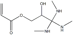 Acrylic acid (3-trimethylaminio-2-hydroxypropyl) ester Struktur