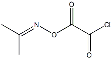 Chlorooxoacetic acid (isopropylideneamino) ester Struktur