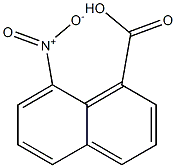 8-Nitro-1-naphthoic acid Struktur