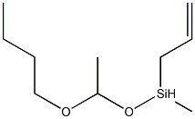 (1-Butoxyethoxy)(methyl)(2-propenyl)silane Struktur