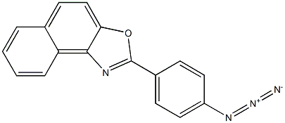 2-(4-Azidophenyl)naphth[1,2-d]oxazole Struktur