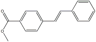 Stilbene-4-carboxylic acid methyl ester Struktur