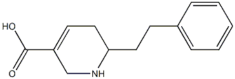 1,2,5,6-Tetrahydro-6-(2-phenylethyl)pyridine-3-carboxylic acid Struktur