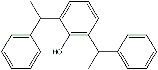 2,6-Bis(1-phenylethyl)phenol Struktur