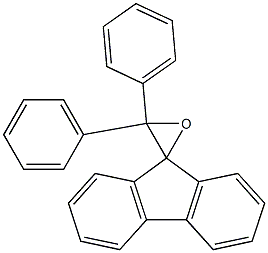 3,3-Diphenylspiro[oxirane-2,9'-[9H]fluorene] Struktur