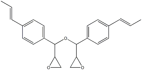 4-(1-Propenyl)phenylglycidyl ether Struktur