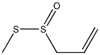 2-Propene-1-thiosulfinic acid S-methyl ester Struktur