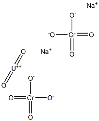 Sodium uranyl chromate Struktur