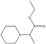 2-(1-Piperidyl)propionic acid ethyl ester Struktur