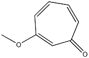 3-Methoxy-2,4,6-cycloheptatrien-1-one Struktur