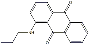 1-(Propylamino)-9,10-anthraquinone Struktur