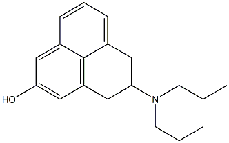 2-(Dipropylamino)-2,3-dihydro-1H-phenalen-5-ol Struktur