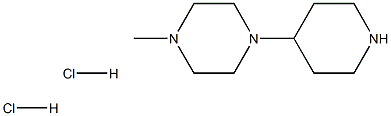 1-Methyl-4-(4-piperidinyl)piperazinedihydrochloride Struktur