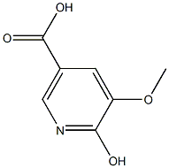 6-Hydroxy-5-methoxynicotinic acid Struktur