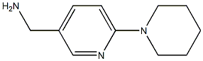 [6-(1-Piperidinyl)-3-pyridinyl]methanamine Struktur