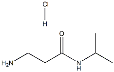 3-Amino-N-isopropylpropanamide hydrochloride Struktur