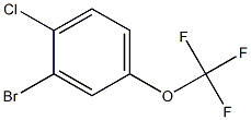 3-Bromo-4-chluoro-(trifluoromethoxy)benzene Struktur