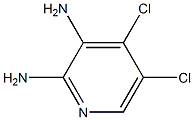 4,5-dichloropyridine-2,3-diamine Struktur