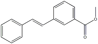 methyl 3-styrylbenzoate Struktur