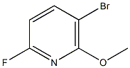 5-Bromo-2-fluoro-6-methoxypyridine Struktur