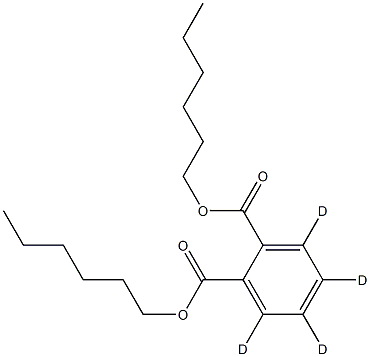 Phthalic acid, bis-hexyl ester D4 Struktur