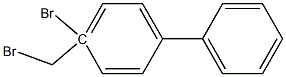 4-bromomethyl-4-bromobiphenyl Struktur