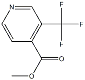 Methyl 3-(trifluoromethyl)pyridine-4-carboxylate Struktur