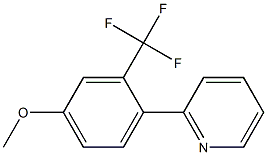 2-pyridyl-5-methoxybenzotrifluoride Struktur