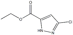 5-Chloro-2H-pyrazole-3-carboxylic acid ethyl ester Struktur