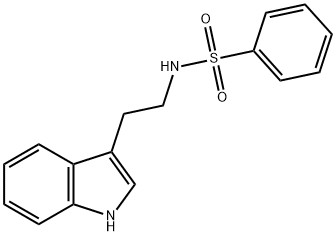 N-[2-(1H-INDOL-3-YL)ETHYL]BENZENESULFONAMIDE Struktur