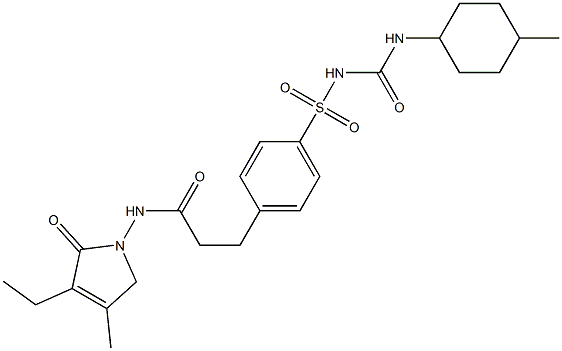 Glimepiride Impurity 15 Struktur