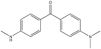 [4-(Dimethylamino)phenyl][4-(methylamino)phenyl]-methanone Struktur