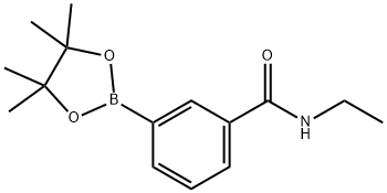 3-(N-Ethylaminocarbonyl)phenylboronic acid pinacol ester Struktur