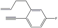 2-BUT-3-ENYL-1-ETHYNYL-4-FLUORO-BENZENE Struktur