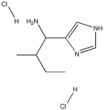 1-(1H-IMIDAZOL-4-YL)-2-METHYL-BUTYLAMINE 2HCL Struktur