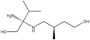 D-VALINOL (R)-(-)-2-AMINO-3-METHYL-1-BUTANOL Struktur