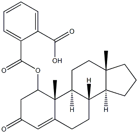 1-testosterone phthalate Struktur