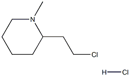 1-methyl-2- (2-chloroethyl) - piperidine hydrochloride Struktur