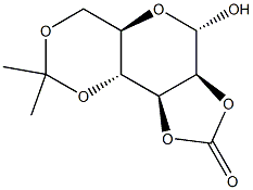 2,3-O-Carbonyl-4,6-O-isopropylidene-a-D-mannopyranoside Struktur