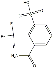 2-(TRIFLUOROMETHYL)SULFABENZAMIDE Struktur