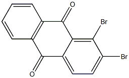 1,2-dibromoanthraquinone Struktur