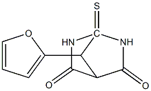 5-(2-furfurylidene)-2-thiobarbituric acid Struktur