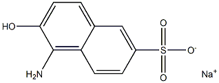 1-amino-2-naphthol-6-sulfonic acid sodium salt Struktur