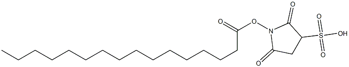 sulfo-N-succinimidyl palmitate Struktur